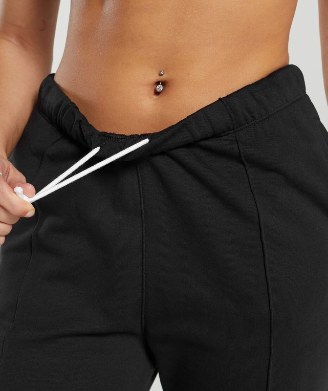 Gymshark Lifting Straight Leg Jogger Black | 48097CVEZ