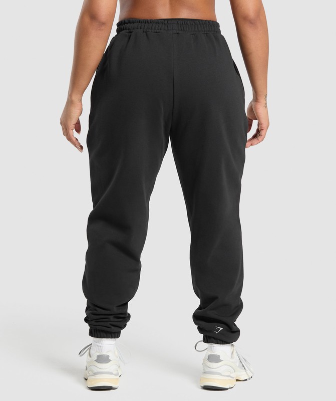 Gymshark London City Graphic Jogger Black | 76412QTIJ