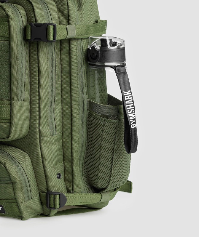 Gymshark Military Backpack Core Olive | 98452INYH