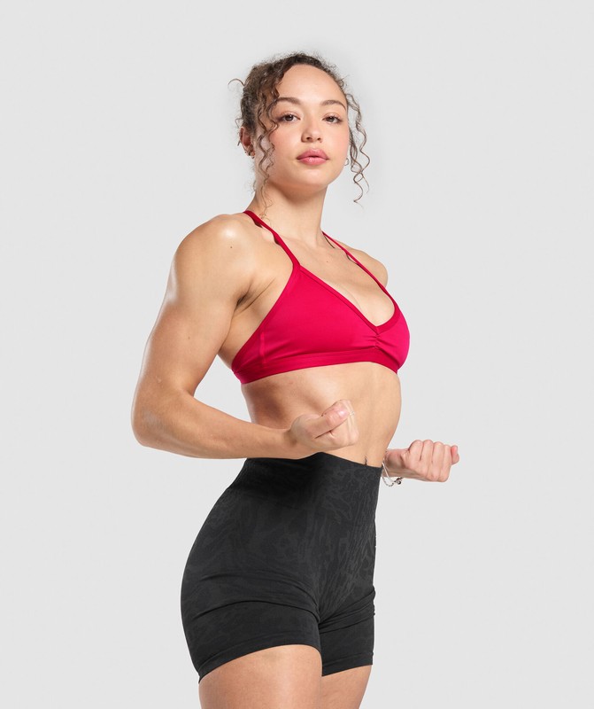 Gymshark Minimal Sports Bra Build Pink | 20674VJLM
