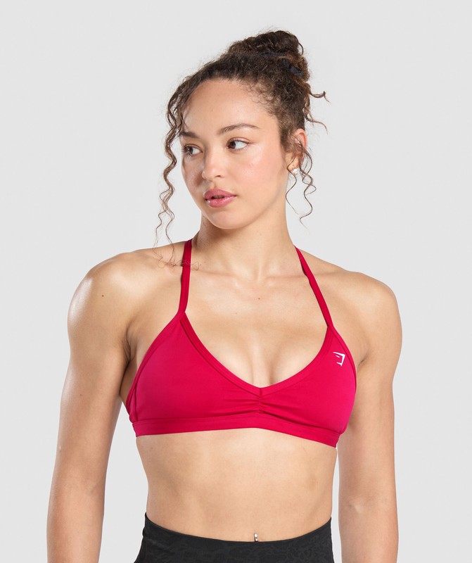 Gymshark Minimal Sports Bra Build Pink | 20674VJLM