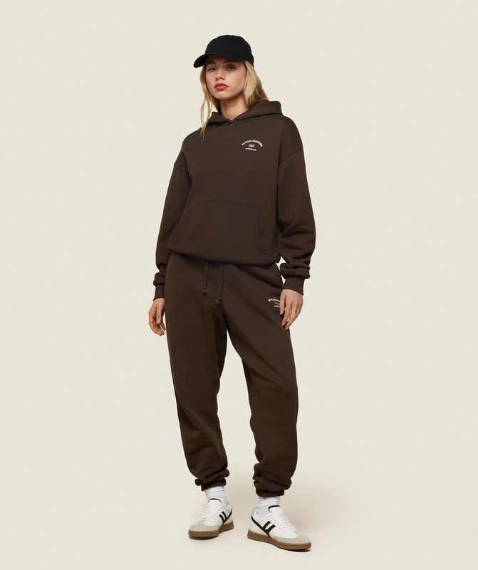 Gymshark Pe Graphic Hoodie Archive Brown | 96530XGSE