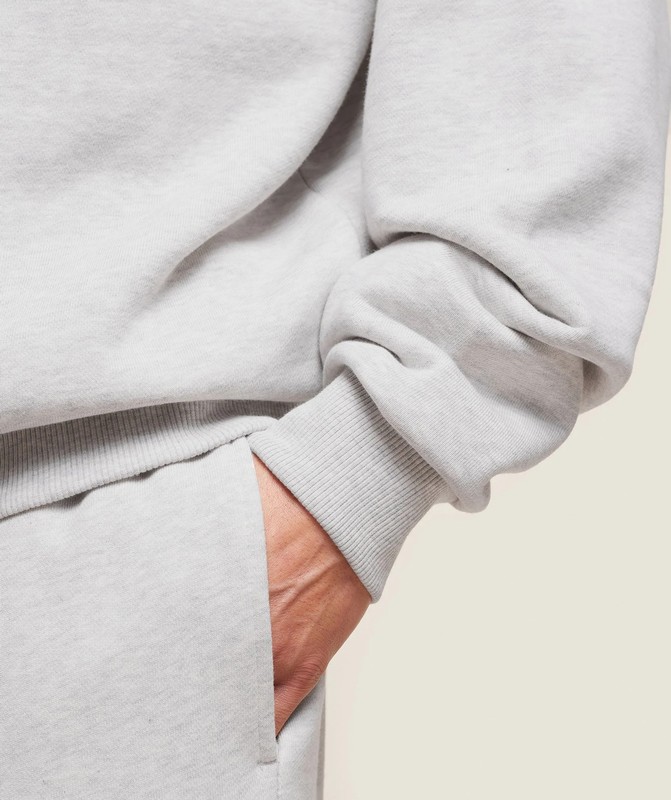 Gymshark Phys Ed Crew Light Grey Marl | 80943IOMN