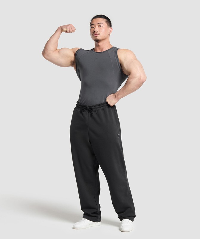 Gymshark Physique Tank Onyx Grey | 10368HRDI