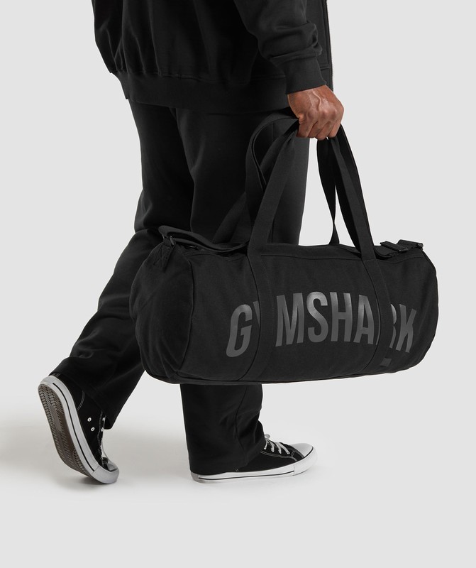Gymshark Power Holdall Black Wash | 79032ZVQD
