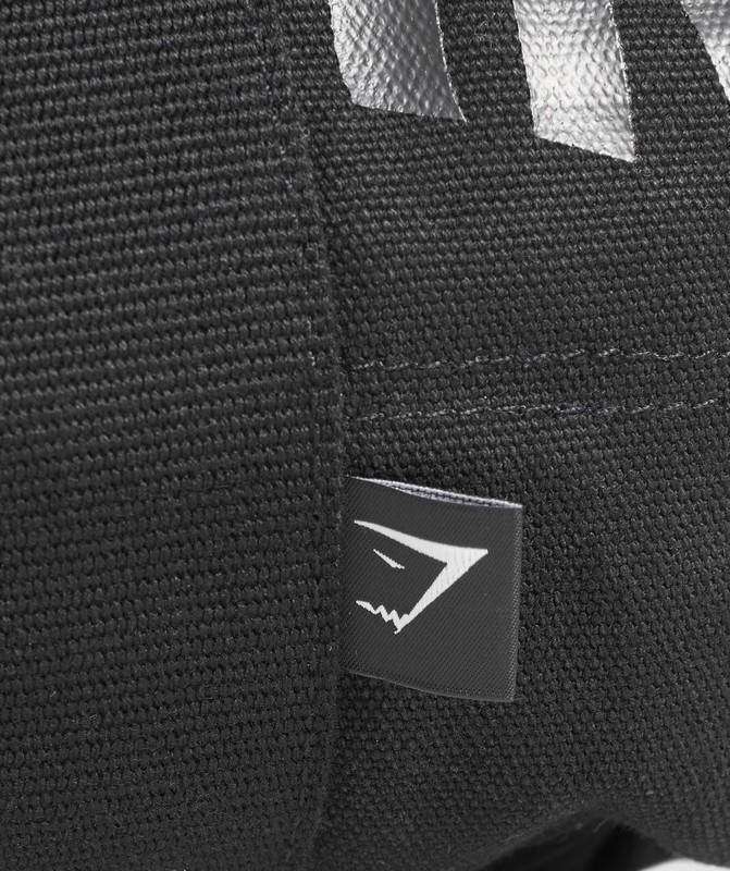 Gymshark Power Small Holdall Black / Asphalt Grey | 53901BWSK