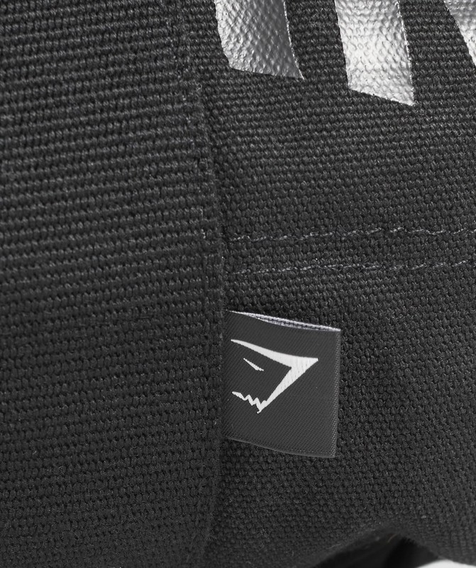 Gymshark Power Small Holdall Black / Asphalt Grey | 42567ALRC