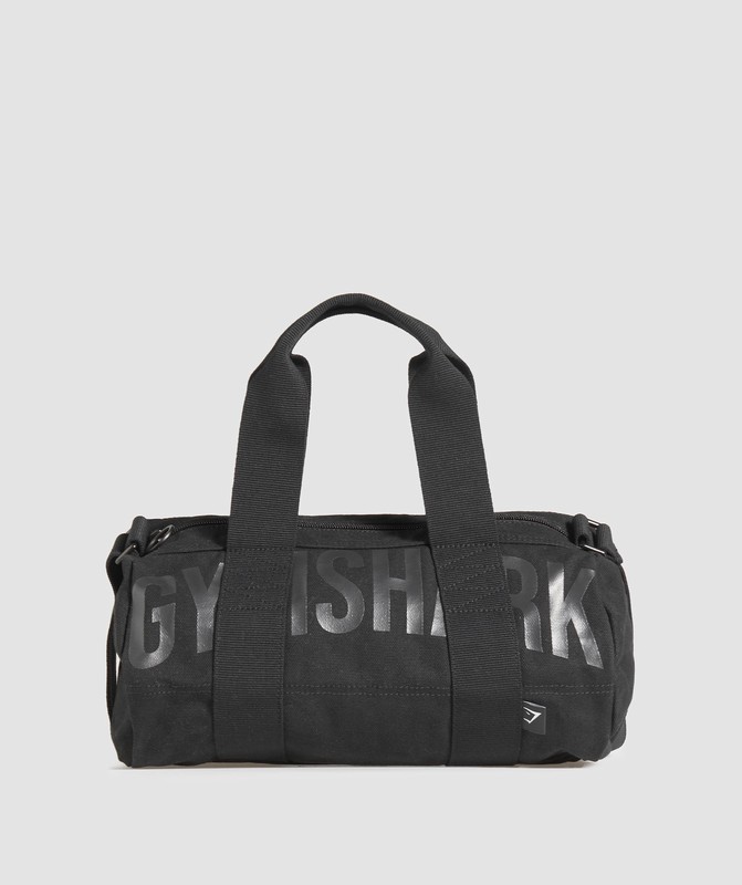 Gymshark Power Small Holdall Black / Asphalt Grey | 42567ALRC