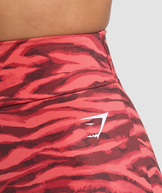 Gymshark Power Tight Shorts Varsity Pink | 03516EORK