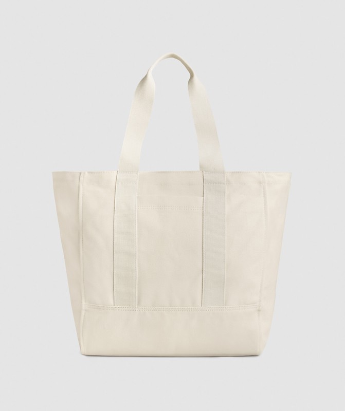 Gymshark Power Tote Ecru White / Vanilla Beige | 65318WOAX