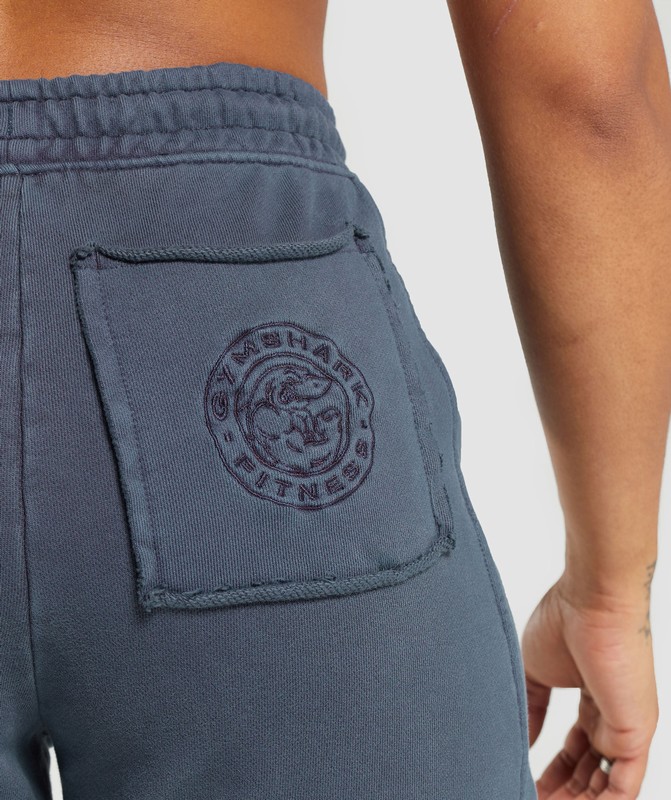 Gymshark Premium Legacy Joggers Heavy Blue / Pigment Dye | 51670EXQO