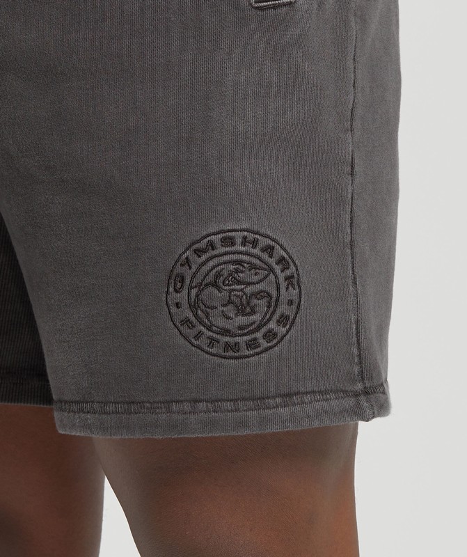 Gymshark Premium Legacy Shorts Black / Pigment Dye | 26730GMUQ