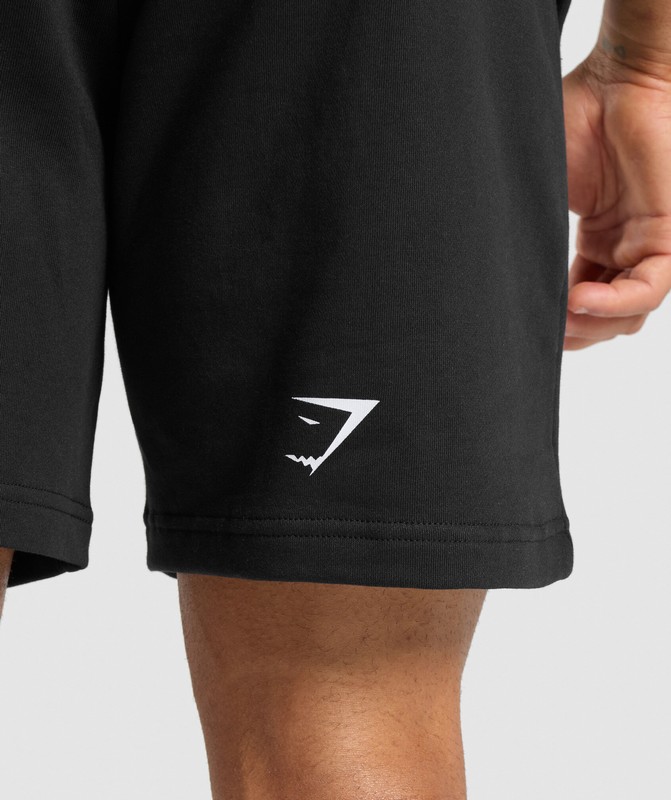 Gymshark Property Of 7" Shorts Black | 39274MQSR