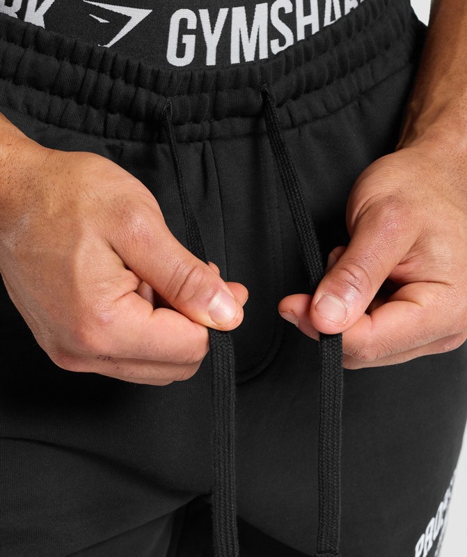 Gymshark Property Of 7" Shorts Black | 39274MQSR