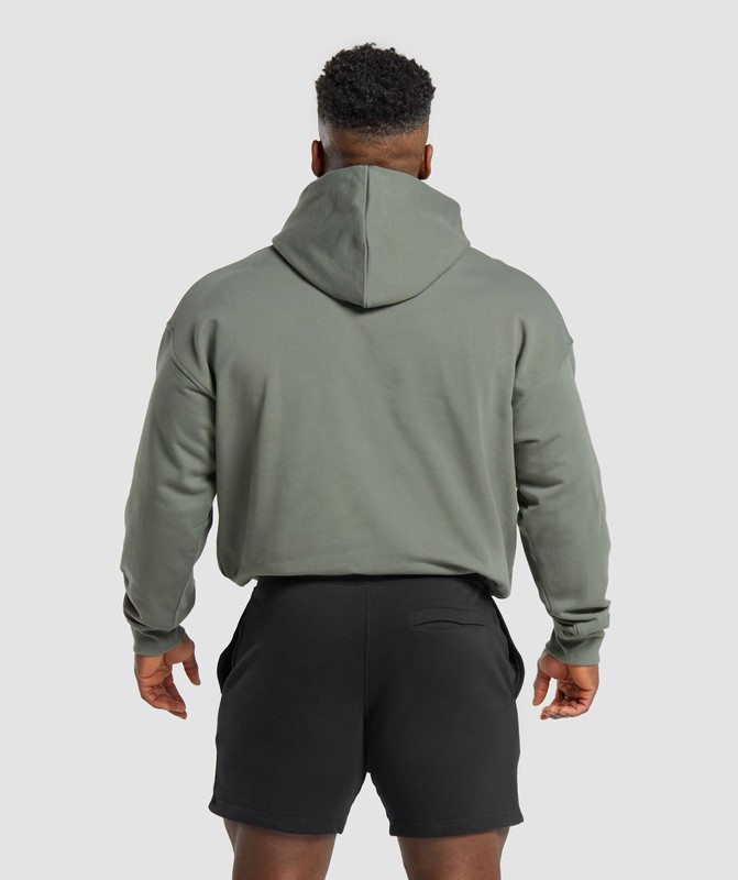 Gymshark Property Of Hoodie Unit Green | 31807OWXI