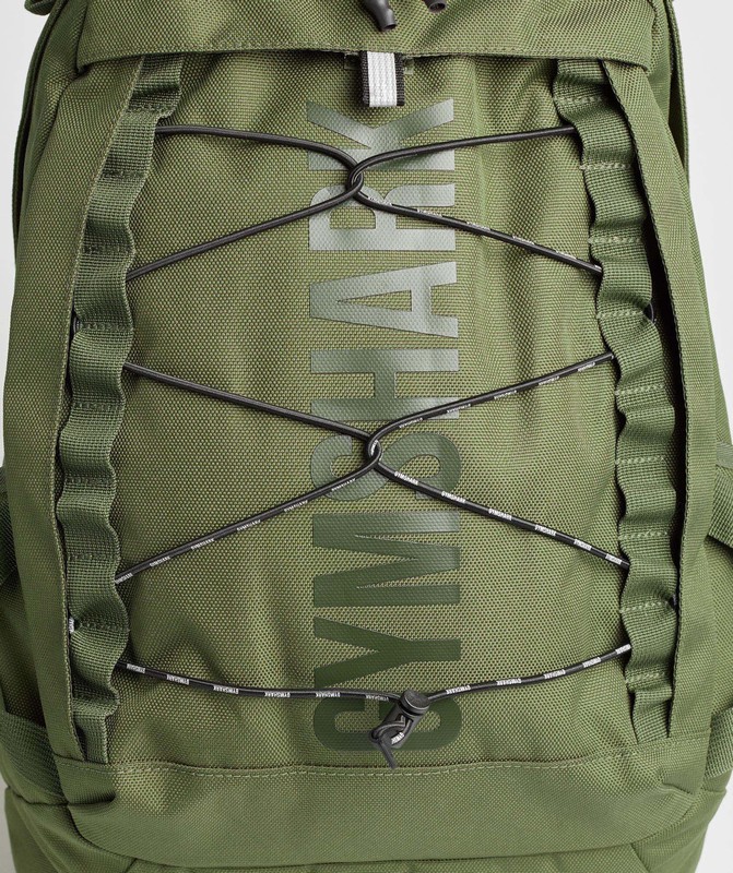 Gymshark Pursuit Backpack Core Olive | 38726OGYV