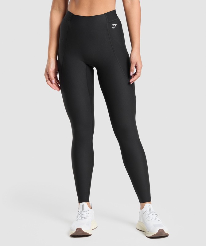 Gymshark Raw Cut Leggings Black | 74320GTHX