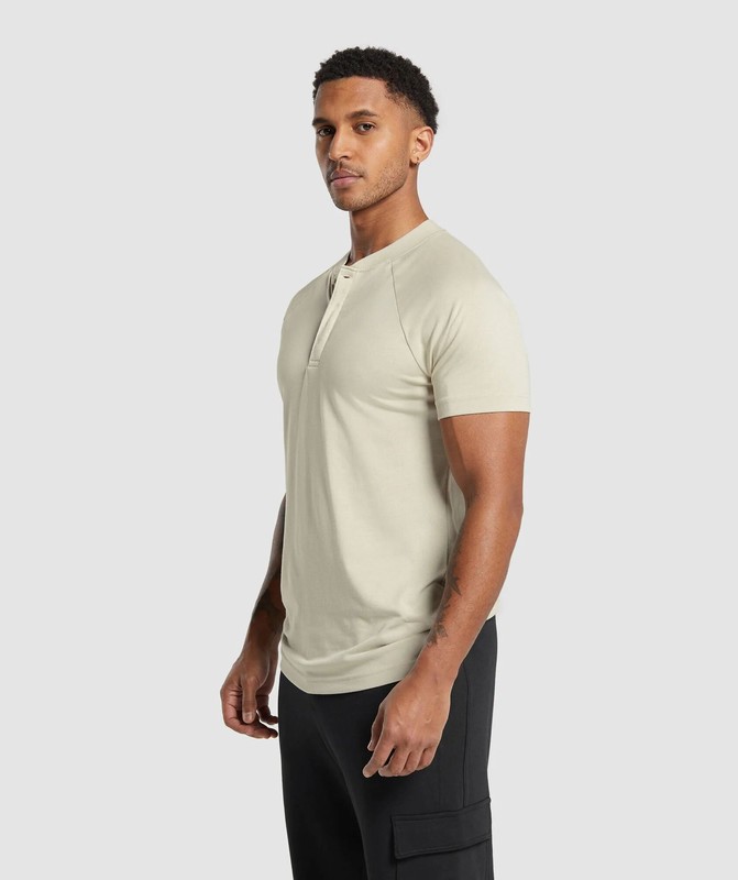 Gymshark Rest Day Commute Polo Shirt Pebble Grey | 87102IDYG