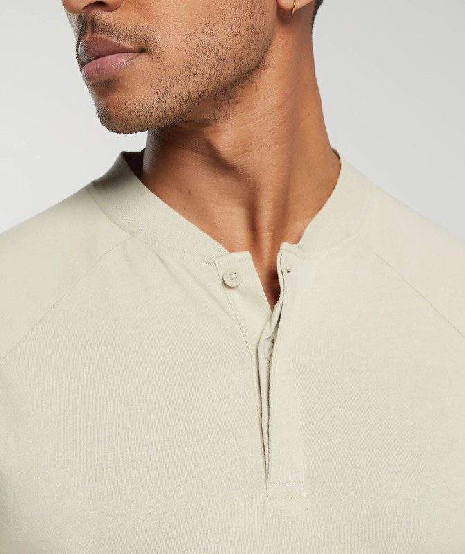 Gymshark Rest Day Commute Polo Shirt Pebble Grey | 87102IDYG