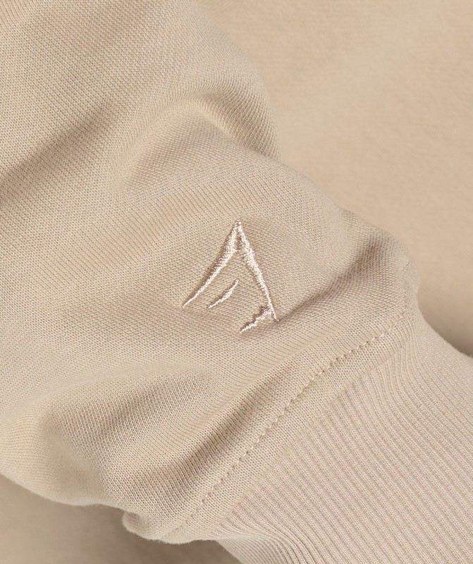 Gymshark Rest Day Essentials Hoodie Sand Brown | 85947QDPW