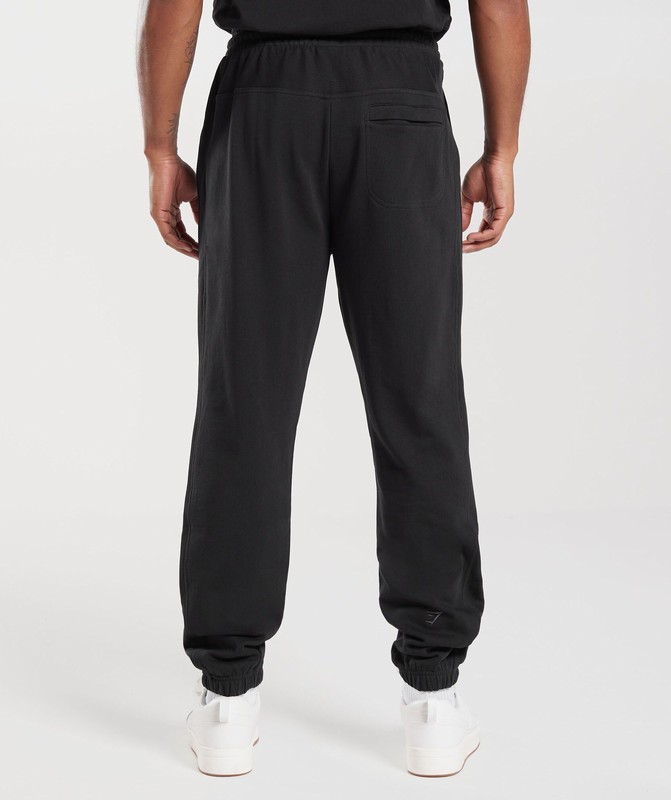 Gymshark Rest Day Essentials Joggers Black | 15987RJZQ