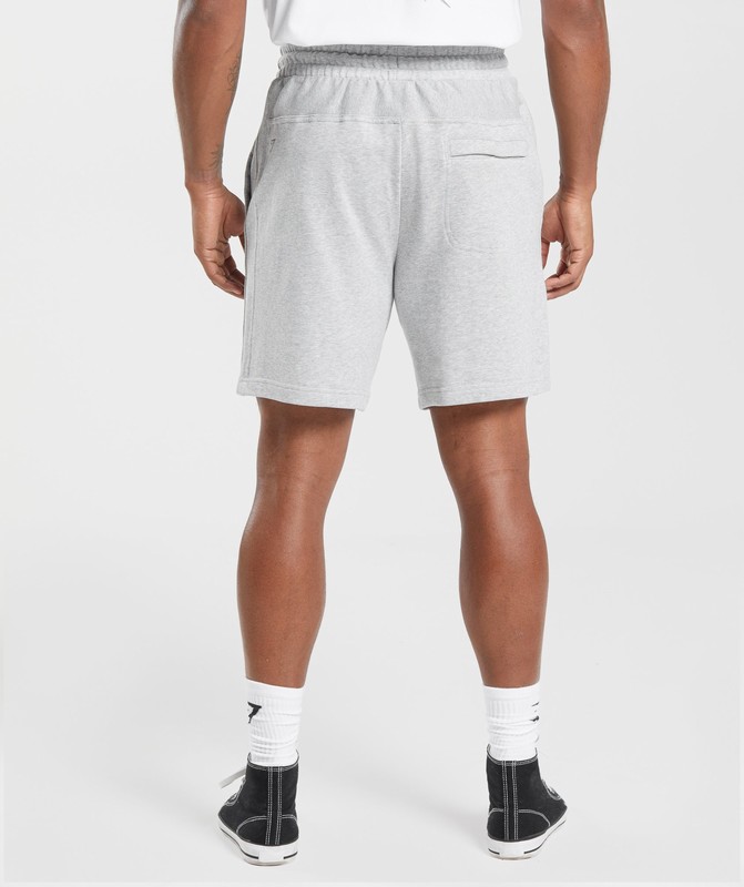 Gymshark Rest Day Essentials Shorts Light Grey Core Marl | 91340FCAE