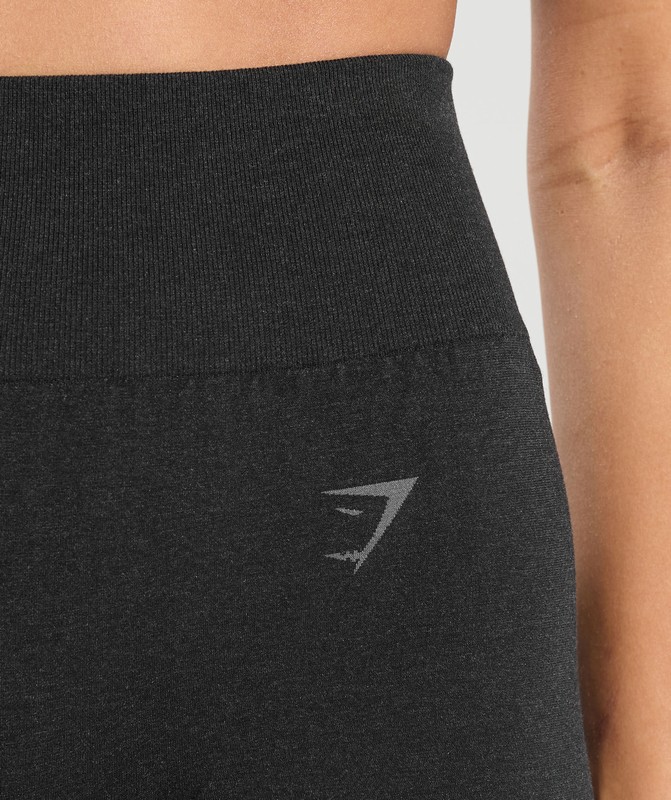 Gymshark Rest Day Seamless Modal Flare Leggings Bros Coal Marl | 25439EFCP