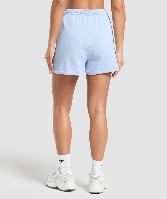 Gymshark Rest Day Sweats 2.0 Shorts Blue Marl | 19348DVKO