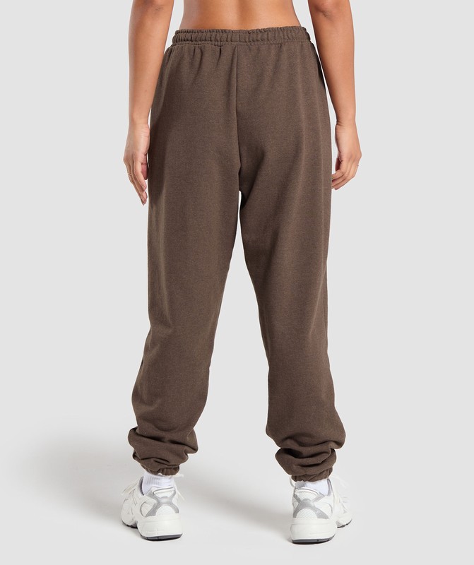 Gymshark Rest Day Sweats Jogger Bros Cozy Brown Marl | 07819SUML