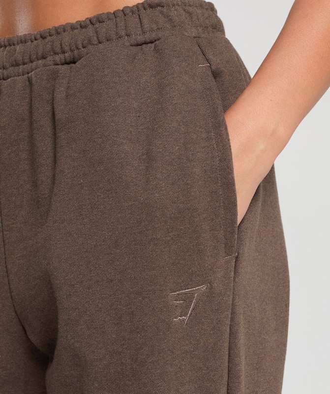 Gymshark Rest Day Sweats Jogger Bros Cozy Brown Marl | 07819SUML