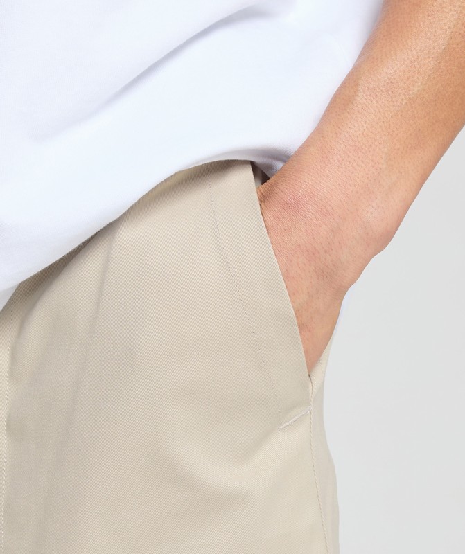 Gymshark Rest Day Woven Shorts Pebble Grey | 94037MHRE