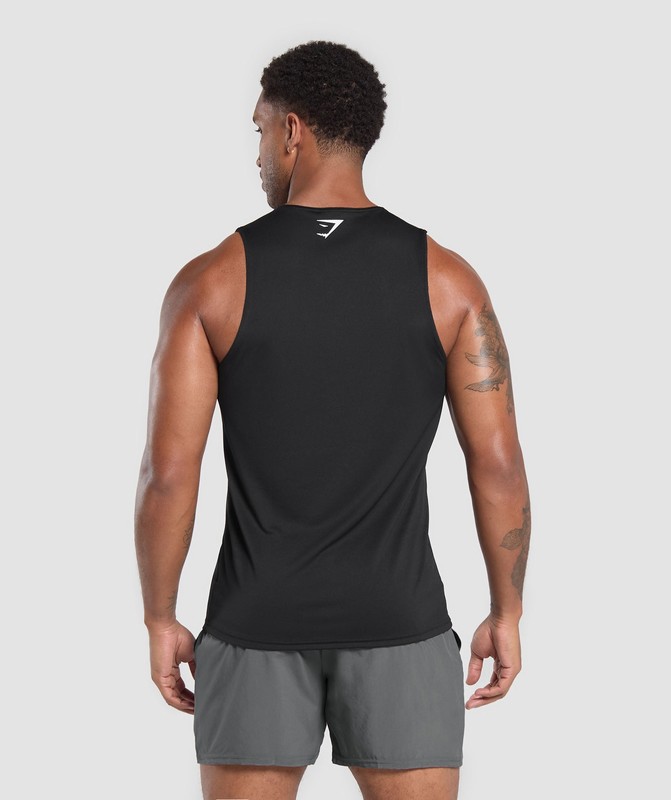 Gymshark Running Dept. Tank Black | 27645RULE