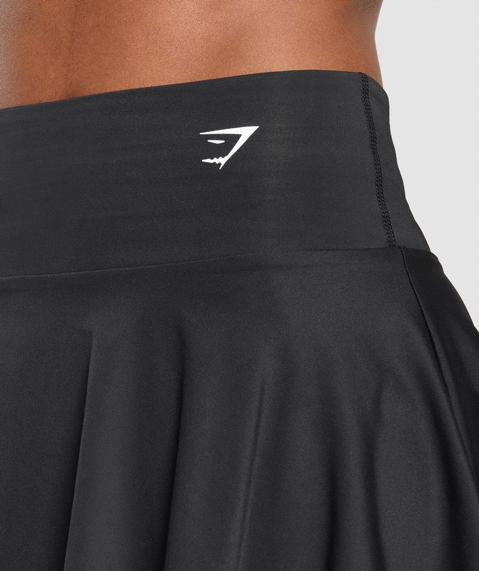 Gymshark Running Skort Black | 79824RFJQ