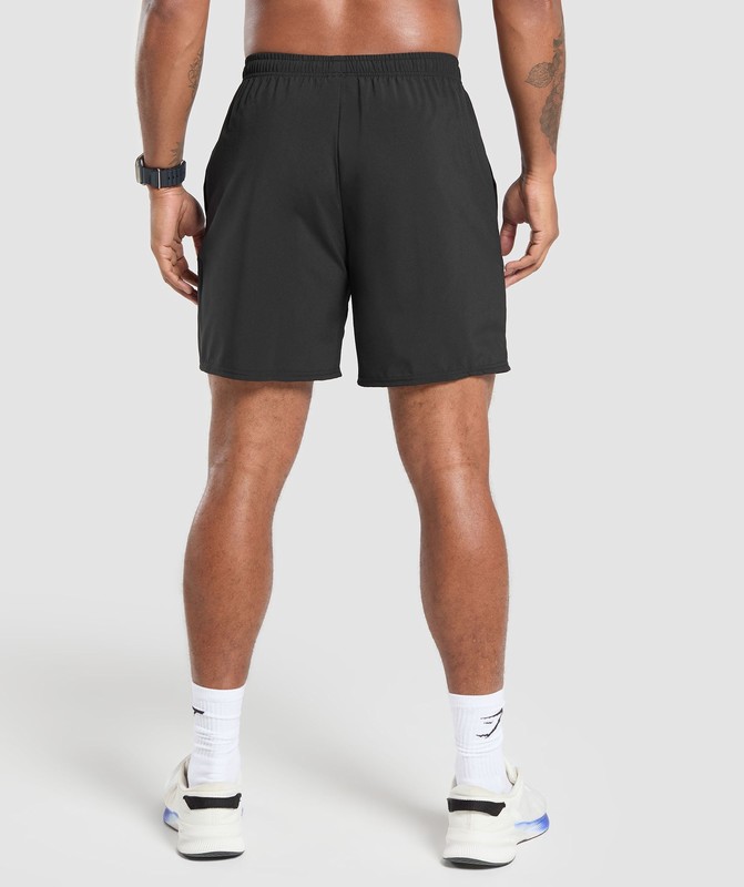 Gymshark Script Graphic Short Black | 32145CRGU