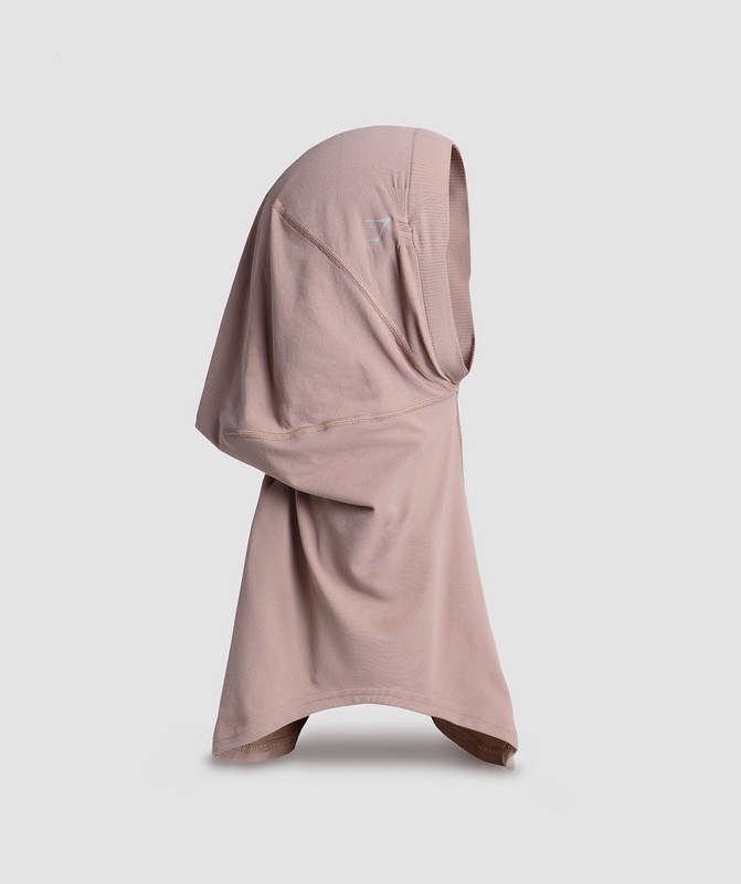 Gymshark Seamless Sports Hijab Powder Mauve | 13028HPIM