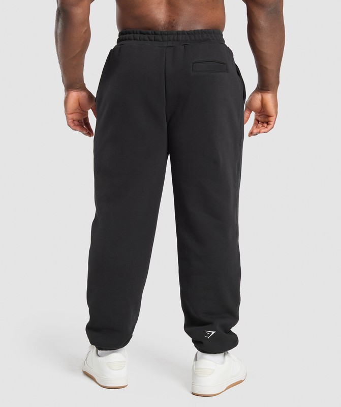Gymshark Shark Joggers Black | 32680CSEB