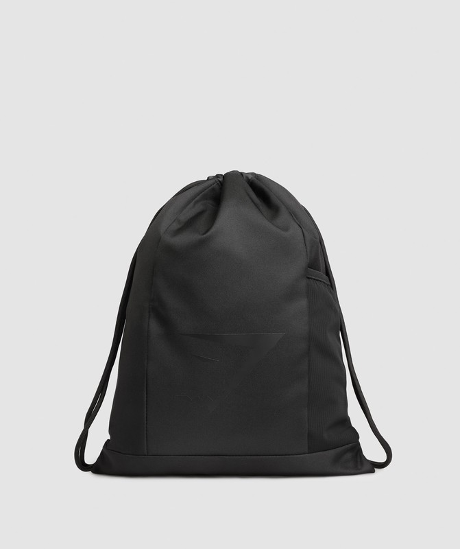 Gymshark Sharkhead Gymsack Black | 36189CSNM