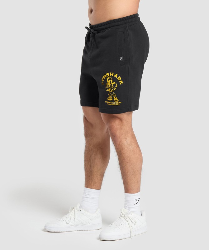 Gymshark Spartan 7" Shorts Black | 30942IBVY