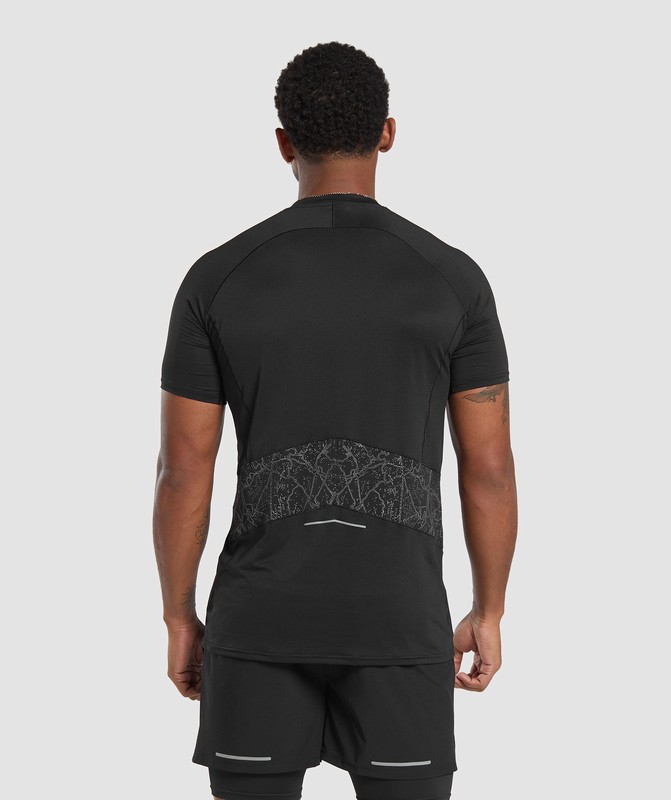 Gymshark Speed T-Shirt Black | 23657ZYMP