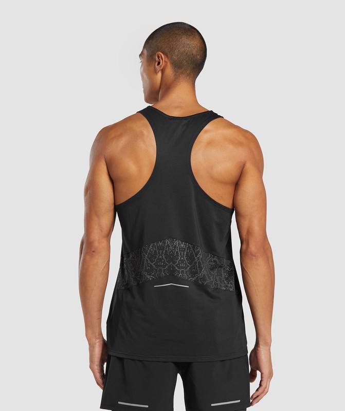 Gymshark Speed Tank Black | 94602FHIS