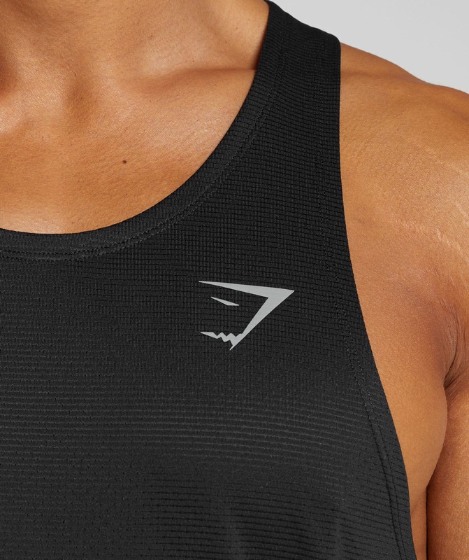 Gymshark Speed Tank Black | 94602FHIS