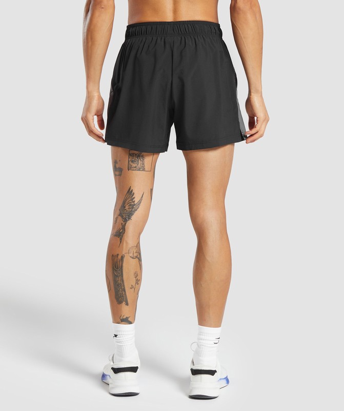Gymshark Sport 5" Shorts Black | 39654EZNX
