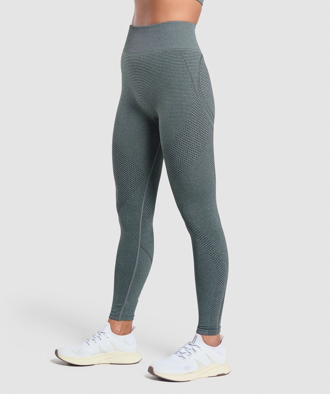 Gymshark Sport Seamless Leggings Victory Green / Discipline Green | 75342XIBS