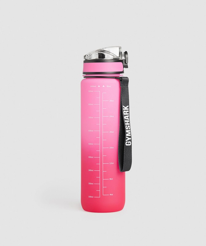 Gymshark Sports Bottle Build Pink | 68719GDRL
