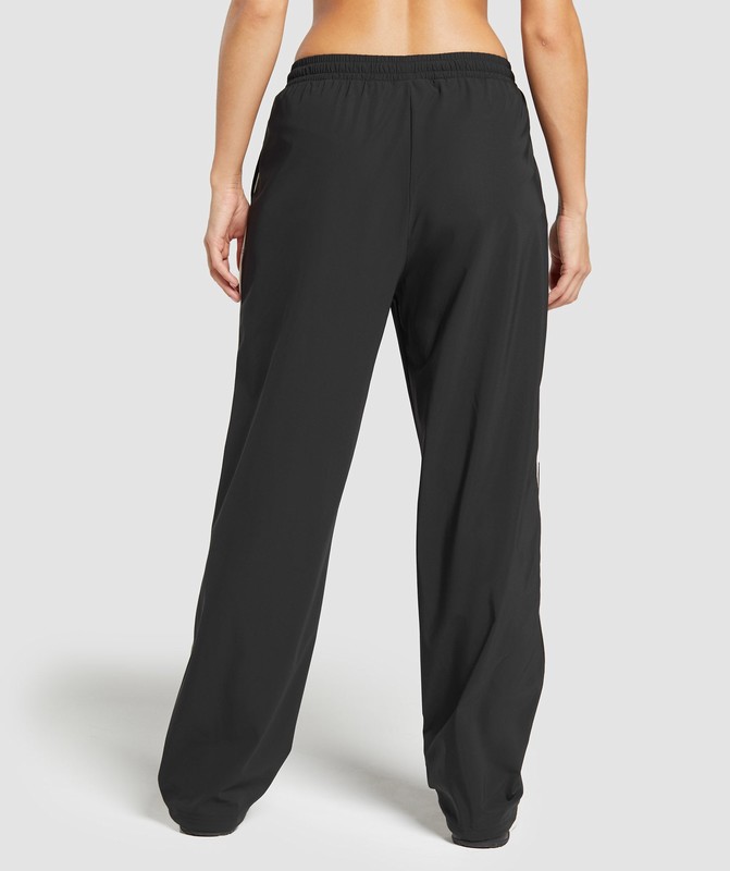 Gymshark Stitch Feature Woven Pants Black | 75602LGRE