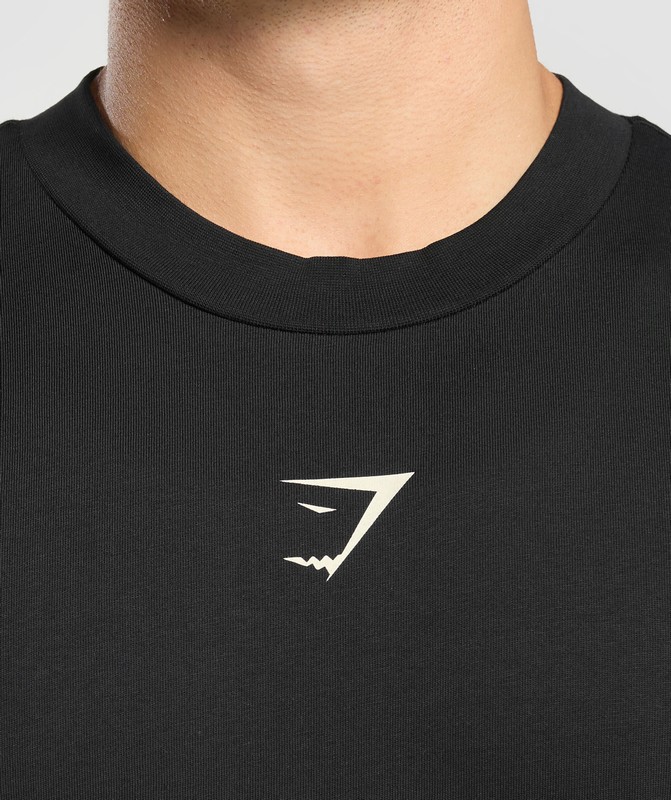 Gymshark Strength Department Graphic T-Shirt Black | 05679TUAK