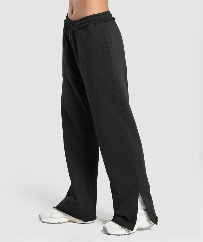 Gymshark Superset Oversized Joggers Black | 58740JGMF