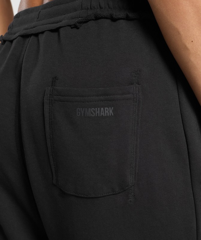 Gymshark Superset Oversized Joggers Black | 58740JGMF