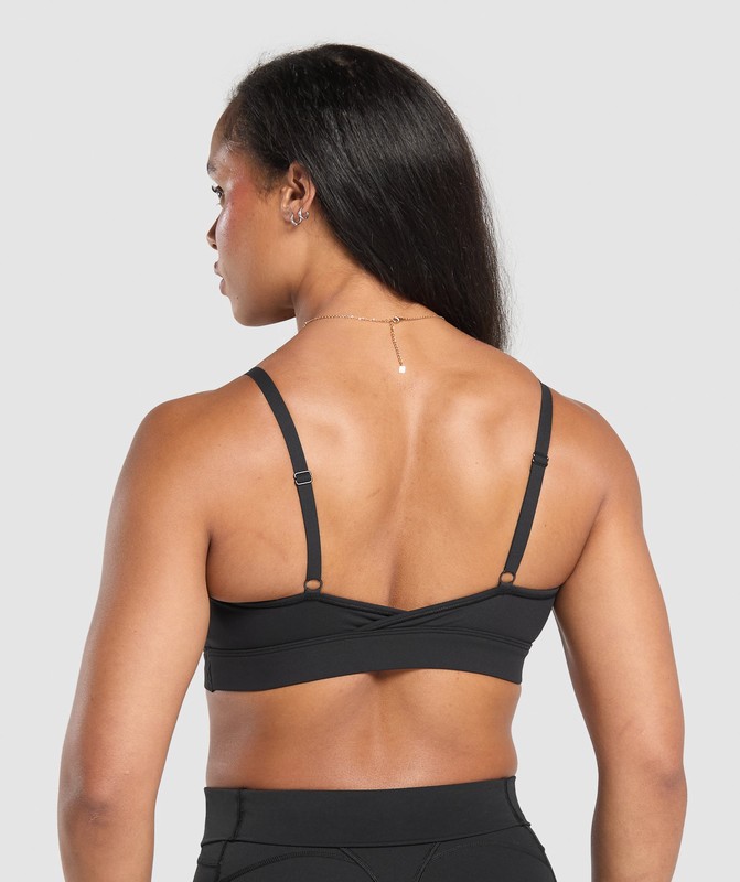 Gymshark Superset Sports Bra Black | 49671IDSM
