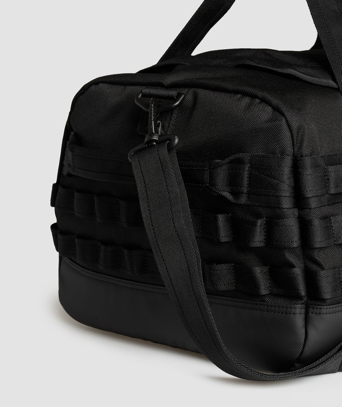 Gymshark Tactical Large Barrel Bag Black | 95428HUPZ
